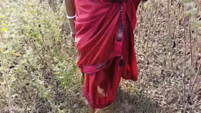 Cute Bhabhi Sexy Red Saree Sex Video