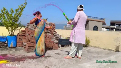 Hot Xxx Outdoor Fucking With My Friends Step Sister On Holi