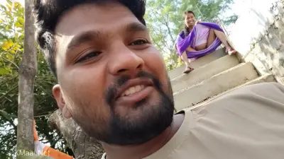 Indian Aunty Bhabhi Has Left Her Old Husband So She Quenched The Thirst Of Her Big Ass And Pussy With The Neighbor Boy