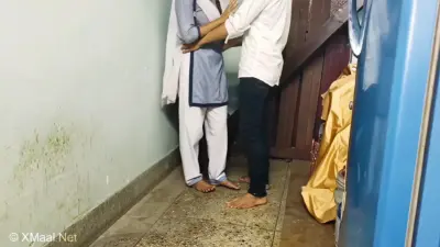 Indian College Girl In My House Again
