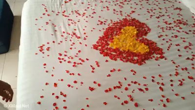 Tamil New Married Couples Honeymoon Celebration In Private Hotel