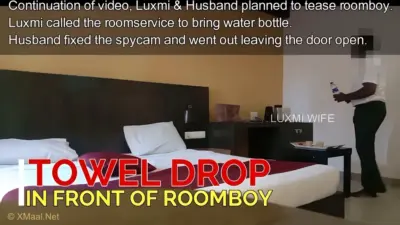 Towel Drop Nude Show To Roomboy